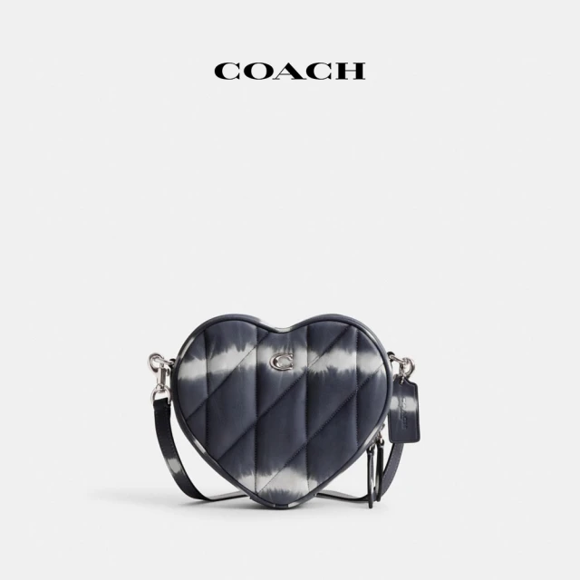 COACHCOACH 和紮染HEART斜背包-LH/午夜藍色 海軍藍色 混合色(CU035)