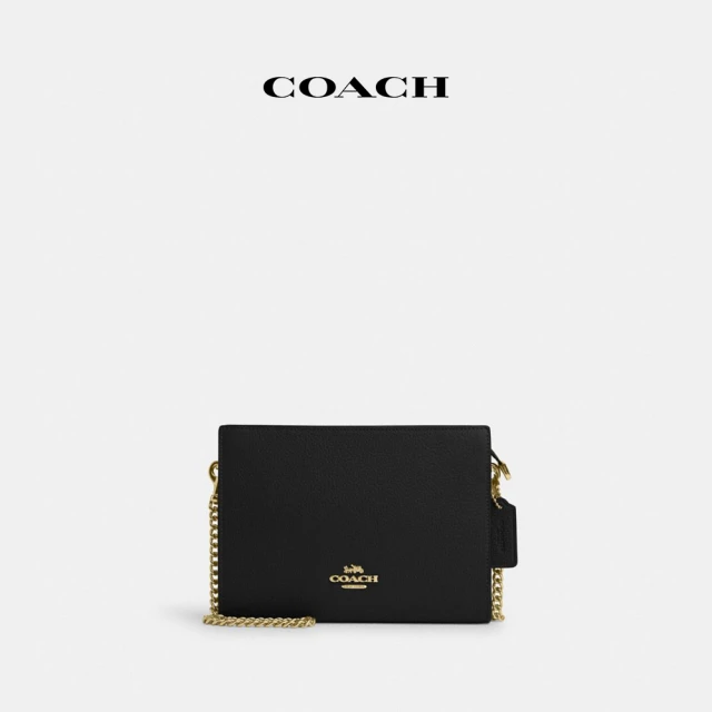 COACH 經典LogoTERI單肩包-IM/胡桃木色/黑色