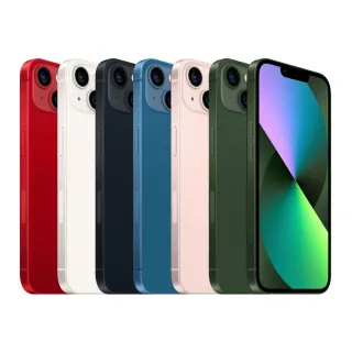 【Apple】A級福利品 iPhone 13 mini 128G 5.4吋(贈送手機保護套+鋼化保護貼+原廠充電器)