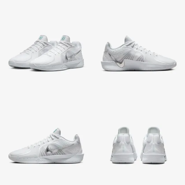 【NIKE 耐吉】籃球鞋 Sabrina 2 EP 女鞋 男鞋 白 銀 綠 White Noise 莎賓娜 運動鞋(FZ1517-101)