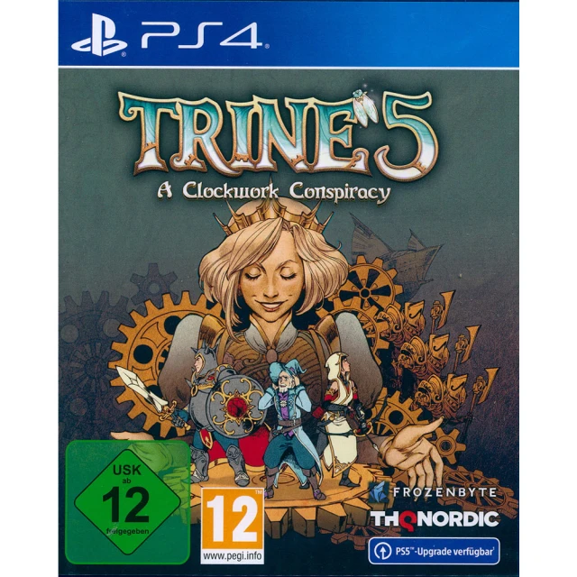 SONY 索尼 PS4 狩魔師5：發條陰謀 Trine 5: A Clockwork(中英日文歐版 可免費升級PS5版本)