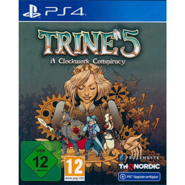 【SONY 索尼】PS4 狩魔師5：發條陰謀 Trine 5: A Clockwork(中英日文歐版 可免費升級PS5版本)