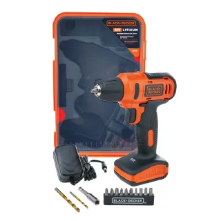 【Black+Decker】12V Max鋰電電動起子機13件組 LD12SP