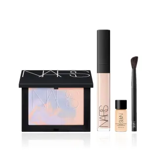 【NARS】無瑕裸光底妝組(新品搶先賣/小白餅+妝點甜心遮瑕蜜/幻彩小白餅/裸光蜜粉餅)