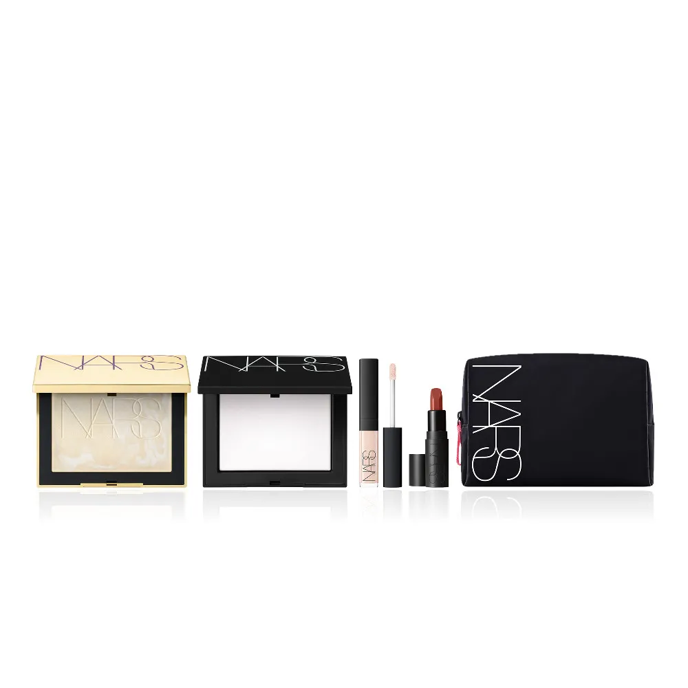 【NARS】小白餅閨蜜分享組(新品搶先賣/裸光蜜粉餅/定妝蜜粉)