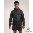 【Arcteryx 始祖鳥官方直營】男 Norvan 防水外套(墨灰/黑)