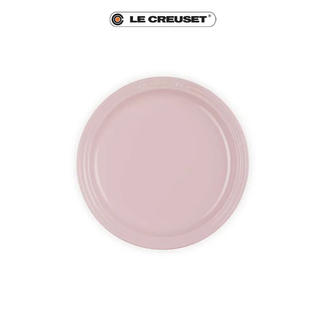 【Le Creuset】瓷器圓盤19cm(雪紡粉)