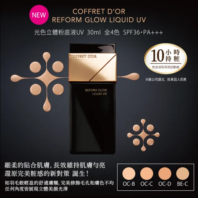 即期品【Kanebo 佳麗寶】COFFRET D’OR 光色立體粉底液+飾底乳亮顏組(多色任選)