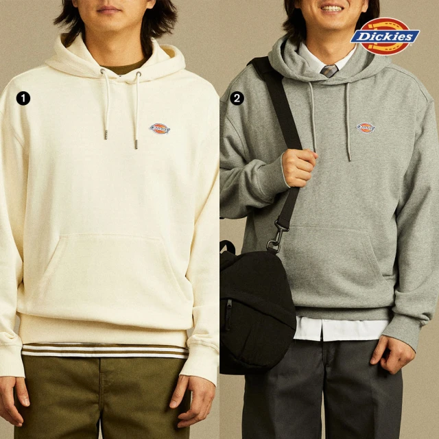 Dickies 男女款經典三色Logo連帽大學T(多款任選)