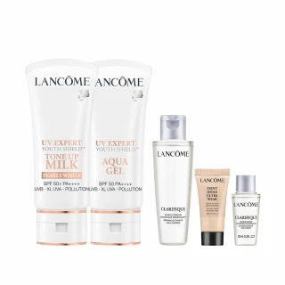 【蘭蔻】官方直營 超輕盈UV SPF50+ PA++++ 30ml雙入組(LANCOME/素顏霜任選二款/防曬)