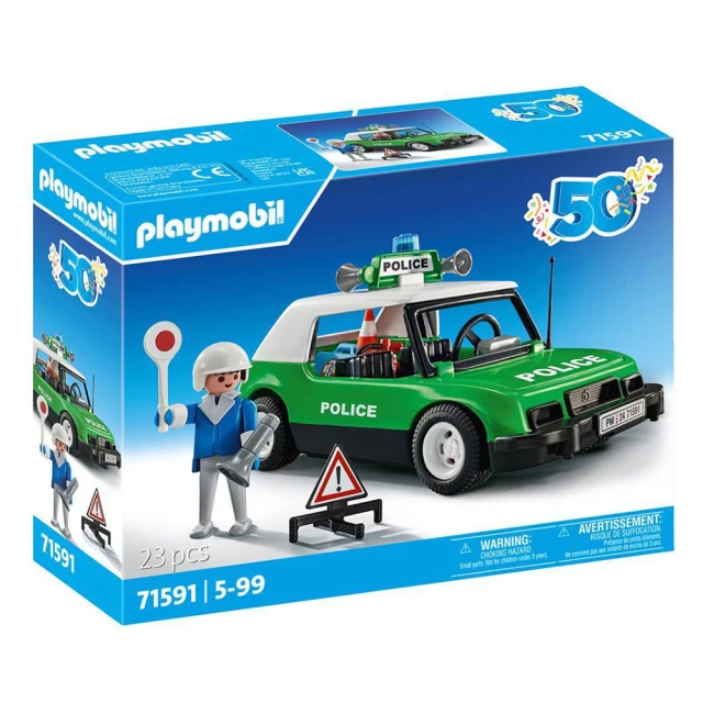 playmobil 摩比 週年復古警車(摩比人)