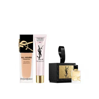 【YSL】官方直營 名模肌密無瑕底妝組(午夜粉底25ml+妝前乳40ml)