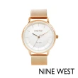 【NINE WEST】買一送二。買錶送小香風包+原廠紙袋│2024全新推出。輕奢米蘭鋼鍊腕錶/手錶(多款任選)