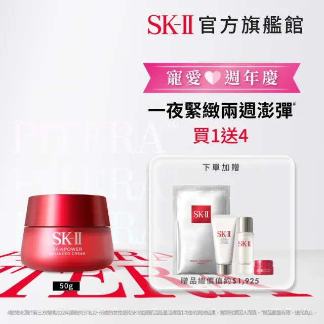 【SK-II】官方直營 致臻肌活能量活膚霜 50g/經典or輕盈任選(乳霜)