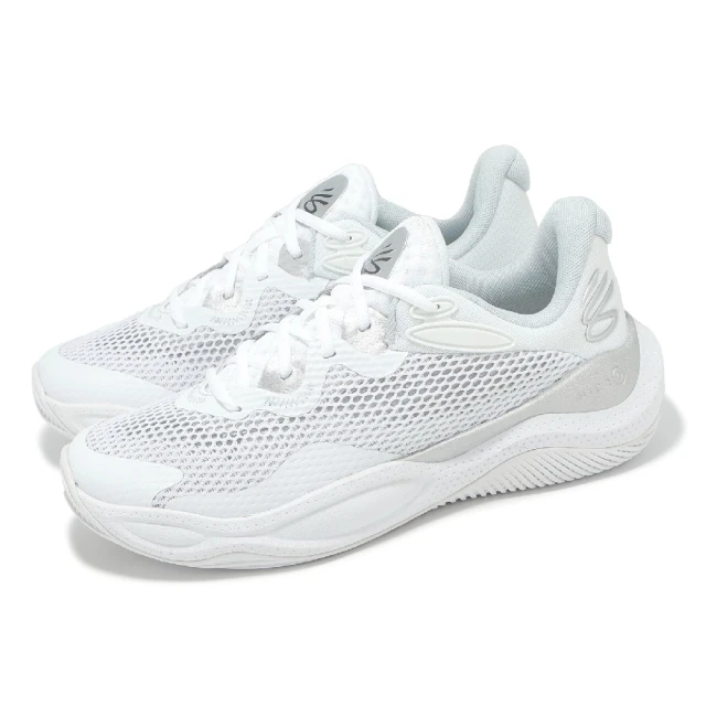 UNDER ARMOUR 籃球鞋 Curry Splash 24 AP 男鞋 白 緩衝 支撐 咖哩子系列 全白 運動鞋 UA(3027262103)