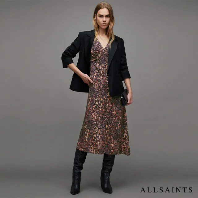 【ALLSAINTS】DREA ANITA 印花洋裝 WD067Z(常規版型)