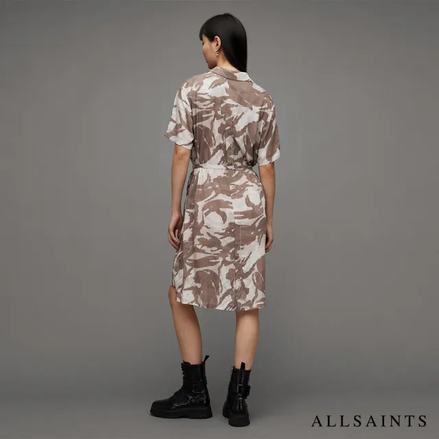 【ALLSAINTS】CAMILLA 印花洋裝 WD668Z(常規版型)