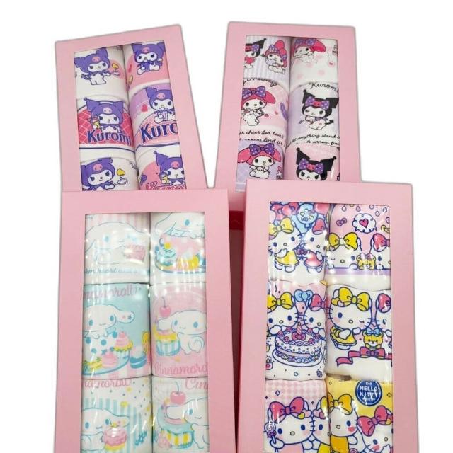 【SANRIO 三麗鷗】三麗鷗女童三角內褲6入組