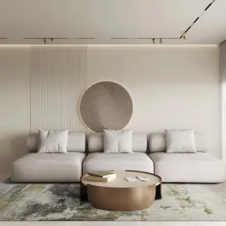 【SDL Home 山德力】斑駁風地毯 200x290cm 玳西(復古斑駁 低調 閃色)