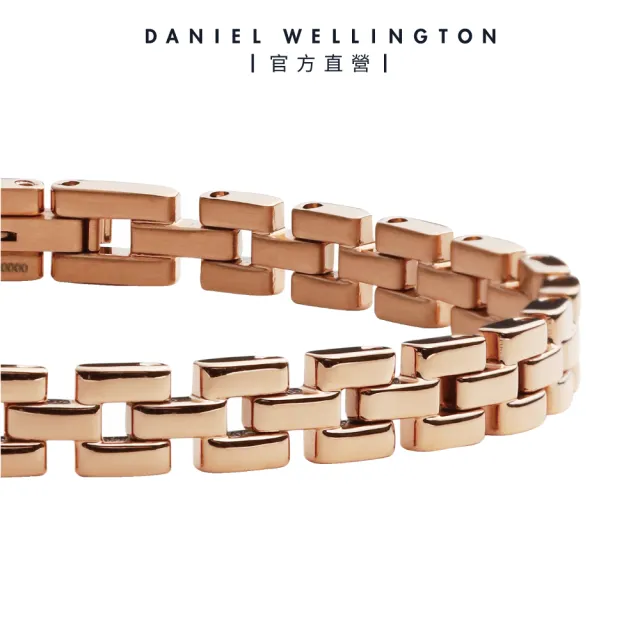 【Daniel Wellington】Link Inspired  啟發系列三環連接手鍊 星光銀/玫瑰金(多色選擇)
