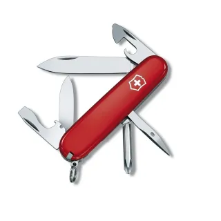 【VICTORINOX 瑞士維氏】Tinker12用瑞士刀/紅(1.4603)