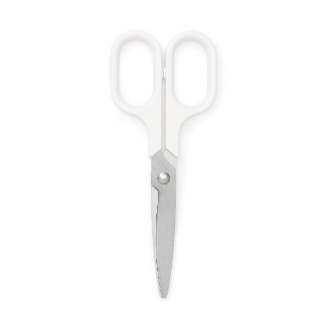 【MUJI 無印良品】不易沾黏膠帶殘膠剪刀/全長約15．5ｃｍ
