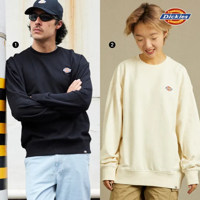 【Dickies】男女款經典Logo大學T(多款任選)