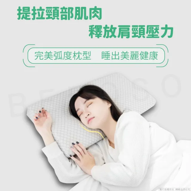 【Beroso 倍麗森】買一送一舒眠組合磁吸式眼罩+護頸枕頭(蒸氣熱敷眼罩 睡眠眼罩 支撐頸部 失眠)