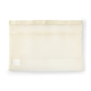 【MUJI 無印良品】尼龍網眼袋內袋/A4尺寸用.象牙白