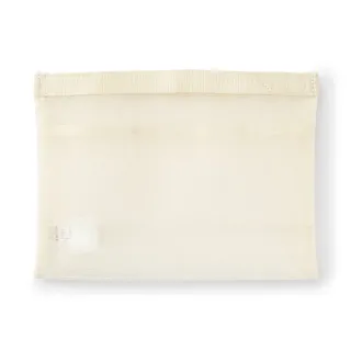 【MUJI 無印良品】尼龍網眼袋內袋/A5尺寸用.象牙白