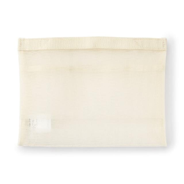 【MUJI 無印良品】尼龍網眼袋內袋/A5尺寸用.象牙白