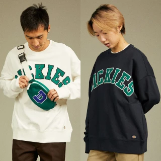 【Dickies】男女款刺繡Logo寬鬆大學T(多款任選)