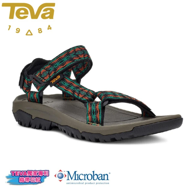 TEVA 男 Hurrican運動涼鞋《復古圖騰棕》TV1019234RRTL/休閒涼鞋/溯溪鞋/海灘鞋(悠遊山水+)