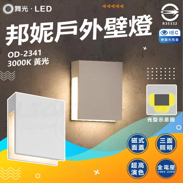 DanceLight 舞光 邦妮壁燈 4W LED 壁燈 內含防水驅動(OD-2341 黃光 3000K)