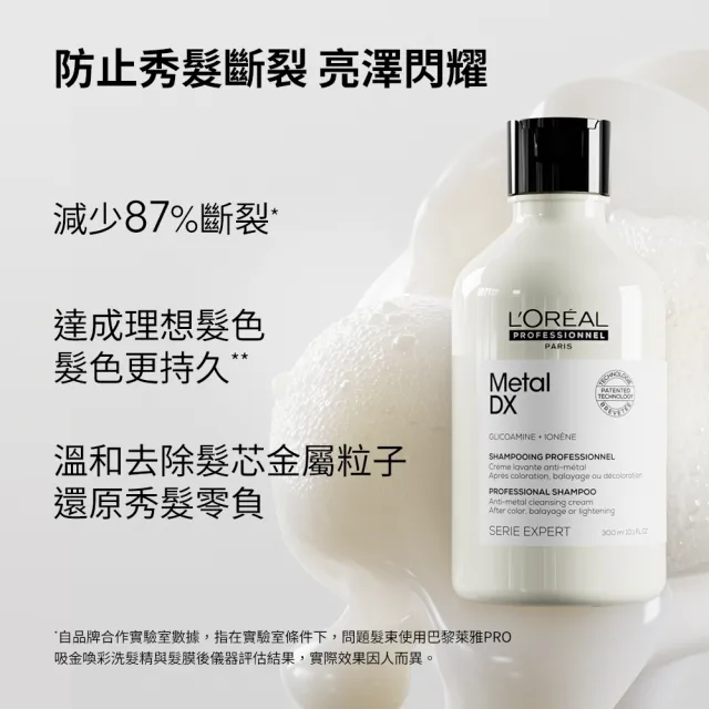 【L’OREAL 巴黎萊雅PRO】絲漾博吸金喚彩洗髮精500ml(瞬順髮膜/護髮/柔順/抗毛躁/肖戰推薦)