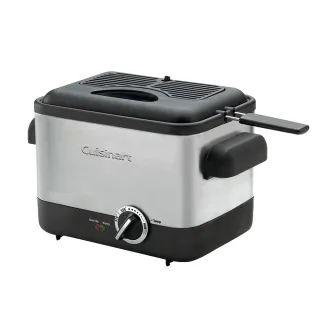 【Cuisinart 美膳雅】1L不鏽鋼輕巧型溫控油炸鍋(CDF-100TW)