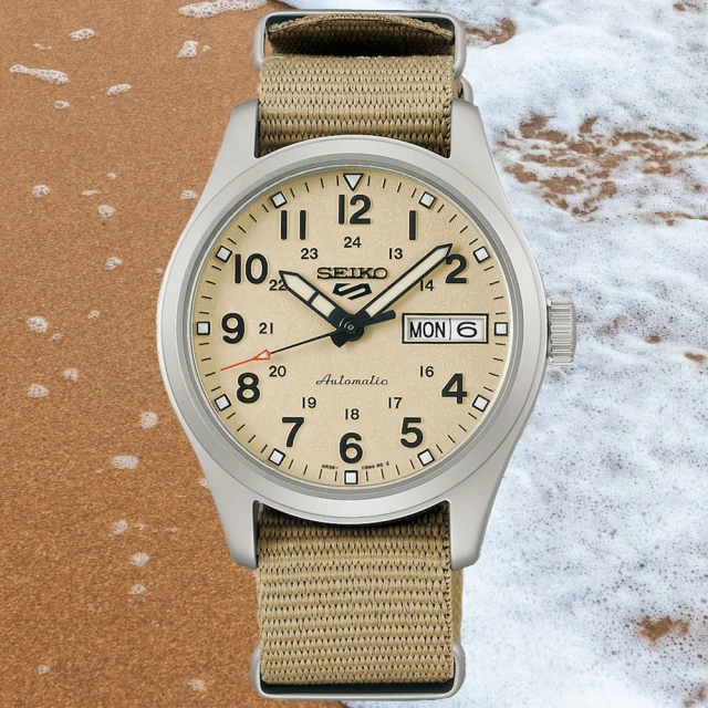 SEIKO 精工 5 Sports系列 Lineup 復古軍風 機械腕錶 禮物推薦 送禮首選(SRPJ83K1/4R36-13P0U)