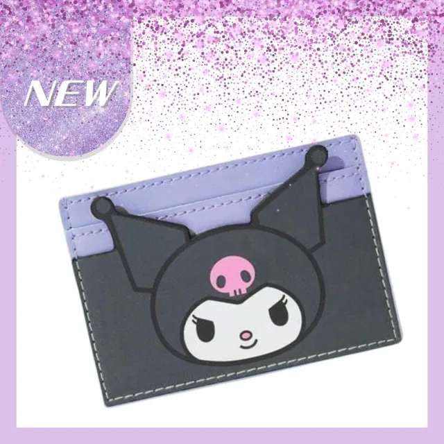 【SANRIO 三麗鷗】雙11 酷洛米行李吊牌票卡耐熱杯墊矽膠皮革零錢包粉黑女兒生日聖誕交換禮物