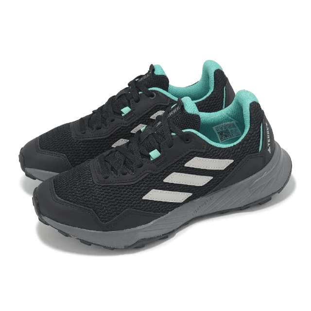 adidas 愛迪達 越野跑鞋 Tracefinder W 女鞋 黑藍 網布 抓地 戶外 運動鞋 愛迪達(IE5909)