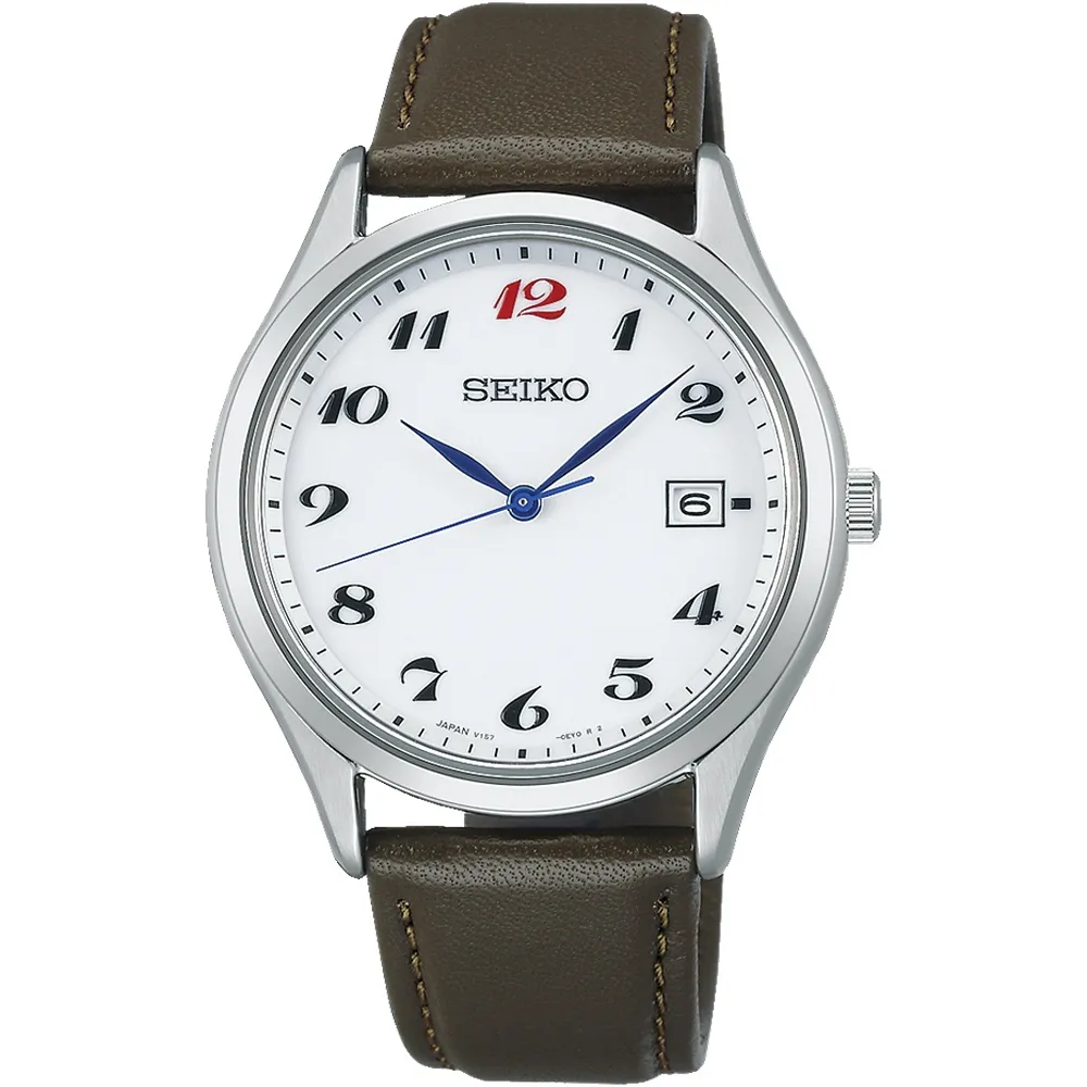 【SEIKO 精工】官方授權 Laurel 製錶110周年紀念 限量 時尚太陽能男腕錶-38.7mm SK008(SBPX149J)