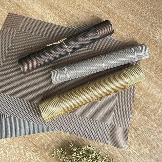 【zozo】買二送二 歐式餐桌墊45*30cm(防水耐磨隔熱餐墊/易洗速乾/餐墊/隔熱墊)