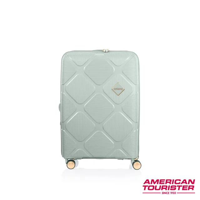 【AMERICAN TOURISTER 美國旅行者】25吋 Instagon 防盜拉鍊可擴充PP避震輪行李箱(多色可選)