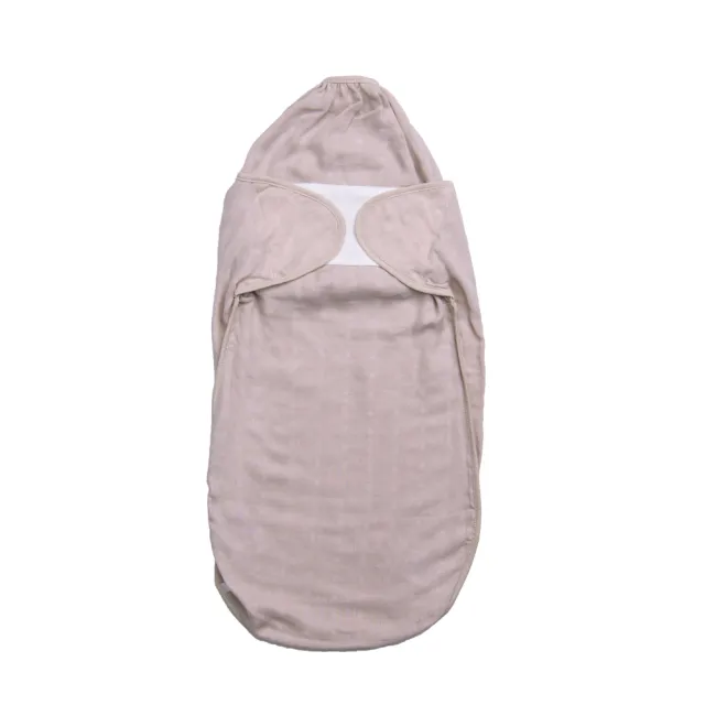 【Swado】全階段靜音包巾-竹纖維棉紗布款-杏仁米(防驚嚇反射/有效安撫/防踢被/肚圍/階段性調整)