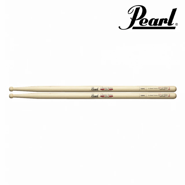 Pearl 106HC 山胡桃木鼓棒 日本製(原廠公司貨 商品保固有保障)