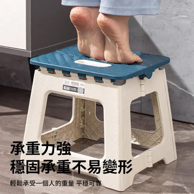【CAM】家用加厚手提折疊椅 戶外便攜露營凳子 釣魚折疊凳 兒童小板凳 塑膠小椅子 禮物