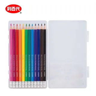 【LIBERTY】CC-864 12色可擦色鉛筆(學校 辦公 學生 文具 美術)