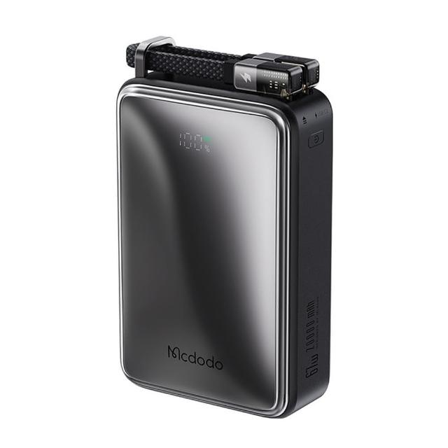 【麥多多 Mcdodo】MC-433 超迷你 20000mAh 67W 急速 3孔 2C1A 行動電源(3.85V/77Wh 可充筆電 自帶100W線)