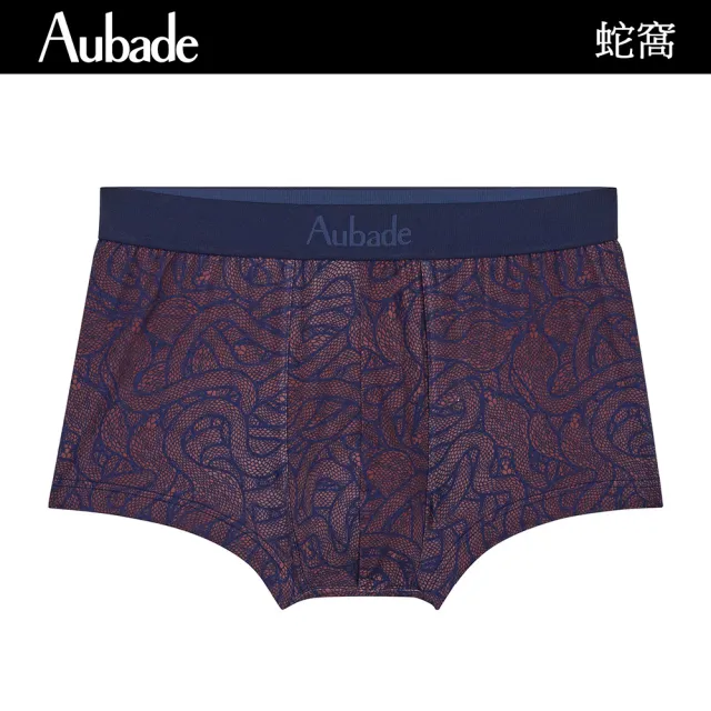 【Aubade】短版頂級莫代爾棉 彈性四角男褲 法國進口 平口褲(多款-2422.23)