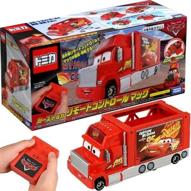 TAKARA TOMY 日本 TOMICA 紅外線遙控收納貨車(DS13862 汽車總動員 CARS)