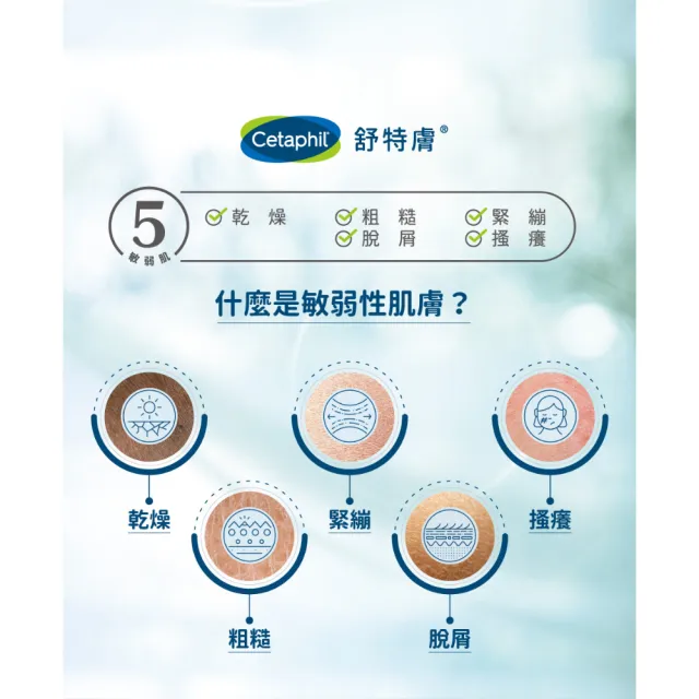 【Cetaphil 舒特膚】官方直營 溫和潔膚乳 500ml(洗面乳/敏感肌/保濕/B3/B5/乾燥粗糙)